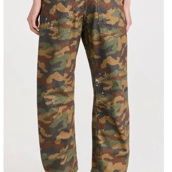 NWOT Free People Camouflage Pants - Picture 2 of 10